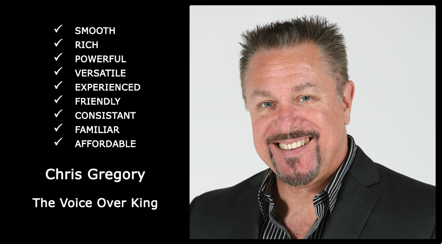 Chris Gregory - Voice Over King - Voice Artist